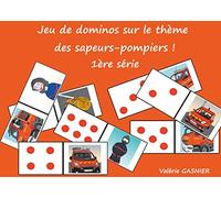 Jeu de dominos sur le thème des sapeurs-pompiers: 1ère série, jeu à découper
