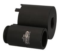 Jeu de douille à 6 ergots Ø 63 mm avec tube de centrage pour Mercedes, 2 pcs KSTOOLS - 4605625