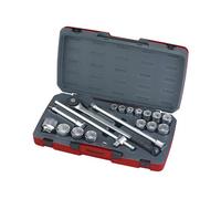 Jeu de douilles 3/4 19-50mm 18 pcs Teng Tools T3418-6