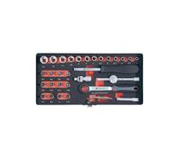 Jeu de douilles 6,3 mm (1/4"") 36 pcs TOOLCRAFT 826363