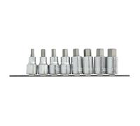 Jeu de douilles 6 pans TOPTUL 1/2 8Stk 1/4 5/16 3/8 7/16 1/2 9/16 5/8 3/4 pouces