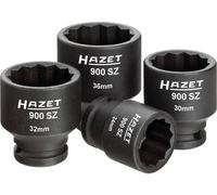 Jeu de douilles à choc 4 pièces Hazet 900SZ/4 Propulseur: 1/2 (12.5 mm) Sortie: 12 pans extérieurs 1 set