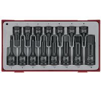 Jeu de douilles à choc Hex TT1 tray 1/2 3/8 5- 19mm 15 pièces Teng Tools TT9015HX
