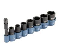 Jeu de douilles à chocs 1/4 (8 pièces) - MAKITA E-12289