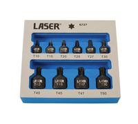 Laser 6727 Jeu d'embouts étoile à profil bas, 10 pièces