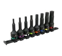 Jeu De Douilles À Chocs Hexagonales Premier Sealey AK56001 1/2" Drive 8 Pièces