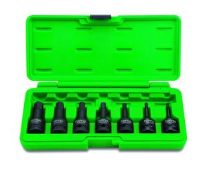 Jeu de douilles à chocs hexagonales TOPTUL 1/2 pouces 4, 5, 6, 8, 10, 12 mm