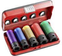 Jeu de douilles à chocs renforcées 5 pièces Facom NSI.5LPB Propulseur: 1/2\ (12.5 mm) 1 set