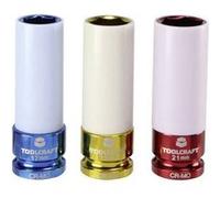 Toolcraft Jeu de douilles à chocs renforcées 1544321 – 6 pans 3 pièces – 1/2" (12,5 mm)