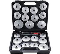 Jeu de douilles à filtres - KRAFTMANN - 1035 - 23 pièces - 12,5 mm - Fonte d'aluminium