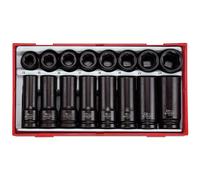 Jeu de douilles à impact Teng Tools TT9120DN; 1/2''; 16 unités