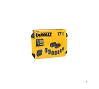 Coffret de douilles DEWALT 17 pièces + adaptateur - DT7506