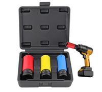 Jeu De Douilles À Paroi Fine - Jeu De Douilles Pour Écrous De Roue, Utilisation Automobile, Roue, Cosse De Pneu De Protection Anti-rayures 1/2" | Kit De Protection D'écrou Pour Camion SUV Remorque RV