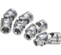 Hazet 880G-E/4 Jeu de clés à douilles/carré creux 10 mm/torx extérieur/nombre d'outils 4