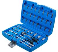 Jeu de douilles BGS 46 pièces 1/4" Super Lock Bits cliquet jeu professionnel ...