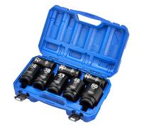 Jeu de douilles d’impact Draper Deep 8 pcs 1 po métrique 27-50 mm Case 20210