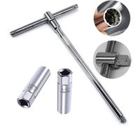 Jeu De Douilles De Bougie 14mm 16mm Barre De Réception 10 Outil Dinstallation De La Clé À Bougie