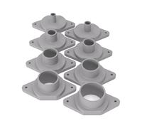 Jeu de douilles de copiage pour Metabo OFE 1229 Signal/OFE 738 | Bagues de copiage pour défonceuses Metabo (Set 2: 10/12/17/20/24/27/30/35)