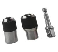 Jeu de douilles de robinet réglables, 3 pièces avec barre d'extension de liquet 3/8 for tarauder et percer