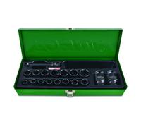 Jeu de douilles de soufflage TOPTUL 1/2 pouces 17 pièce 10-32 mm