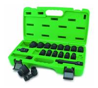 Jeu de douilles de soufflage TOPTUL 1/2 pouces 17 pièce 10-32 mm 6 pans