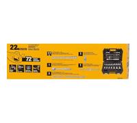 Jeu de douilles DeWalt DWMT19241; 22 unités