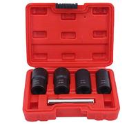 Jeu de douilles d'extraction d'écrous cassés et endommagés, outil manuel de retrait de manchon, haute dureté, économie de travail pour la construction, réparation automobile,