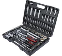 BGS technic KG Coffret de douilles 2296 – 6,3 mm (1/4") / 12,5 mm (1/2") – 94 pièces