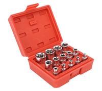 Jeu de douilles E Star 14 pièces, en acier au Chrome Vanadium, jeu de douilles étoile externe portables pour la réparation et l'entretien