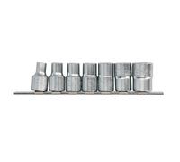 Jeu de douilles E-TORX TOPTUL 1/2 pouces 7 pièce (E10, E12, E14, E16, E18, E20, E24)