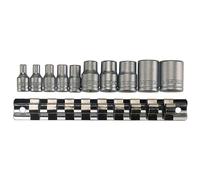 Jeu de douilles e-tx 1/4 + 3/8 11 pcs Teng Tools M3814