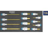 Jeu de douilles-embouts 13 pièces Hazet 163-220/13 Propulseur: 1/2 (12.5 mm) Sortie: 6 pans intérieurs 1 set