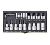 Proxxon Coffret de douilles Torx 23102 – 24 pièces 1/2" et 1/4" Multicolore (Import Allemagne)