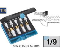Jeu de douilles-embouts 9 pièces Hazet 986/9 Propulseur: 1/2 (12.5 mm) Sortie: 6 pans intérieurs 1 pc(s)