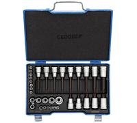 Gedore Jeu de tournevis Gedore 1/2''+1/4'' 34-tlg Torx Quantité:1
