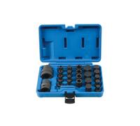 Jeu De Douilles Et De Forets À Impact Laser Tools 3/4"D, 1"D 24 Pièces 6891