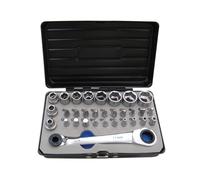 Jeu De Douilles Et D'Embouts Laser Outils 1/4"D 31pc 6717