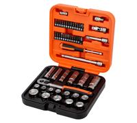 Jeu de douilles et douilles longues 6 pans 3/8 51Pcs - BAHCO S51MC3H