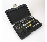 Jeu de douilles et embouts, 1/4", 36 pièces