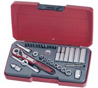 Jeu de douilles et embouts 1/4 AF 35pcs Teng Tools T1435AF