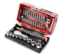 Jeu de douilles 1/4'' 6 pans métriques 5,5 à 14mm - FACOM - R.181NANOPB