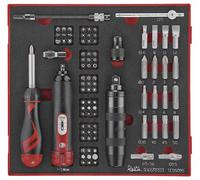 Jeu de douilles Foam2 tray PLAT- PH- PZ- TX- TPX- GR- HEX- Square 95 pièces Teng Tools TEDSD95