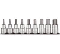 Jeu de douilles HEX sur rail 1/2 10 pcs Teng Tools M1209AF