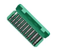 Jeu de douilles hexagonales | 10-24 mm ajustement serré avec adaptateur | Douille pour réparation automobile | pour maintenance industrielle maison garage atelier mécaniciens, professionnels