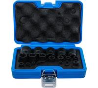 Jeu de douilles Kraft 19 pièces E-Profil Plus écrous 1/4" - 3/8" - 1/2" SW EP...
