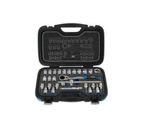 Jeu De Douilles Laser Tools Go Thru 1/2"D 28 Pièces 10 À 27mm Hex & Torx