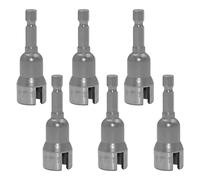 Jeu De Douilles Papillon Rainurées En Métal Léger De 4 Mm Conception Facile À Transporter Pour Les Techniciens Mobiles Les Réparations Les Mécaniciens Et Les Amateurs Douille Fendue À Prise Facile