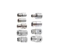 Douille BGS Technic jeu de douilles porte-embouts avec bille de blocage 1/4, 1/2, 3/8 -