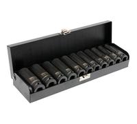 Jeu de douilles pour hocs 1/2"" 10 - 24 mm (11 pièces)