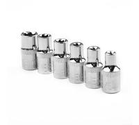 Jeu de douilles pour Torx Star, jeu de 6 pièces, 1/4 pouce type E E4 E5 E6 E7 E8 E10 femelle en acier chromé